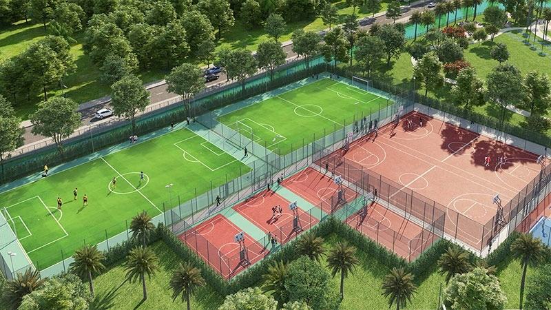 Công trình sân thể thao cỏ nhân tạo trong xu hướng đầu tư năm 2025